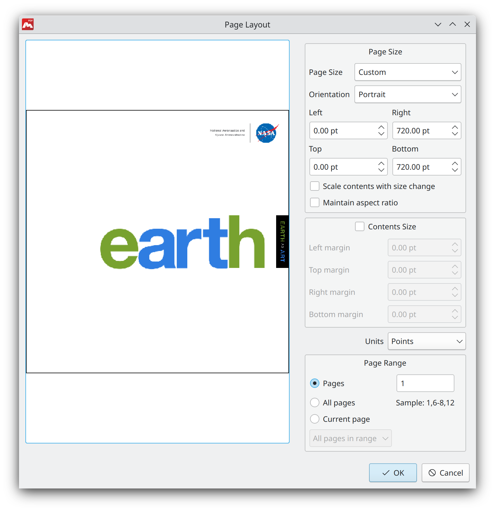 Page Layout в Master PDF Editor