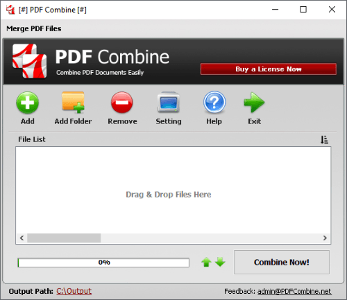 Объединение PDF в PDF24 Creator