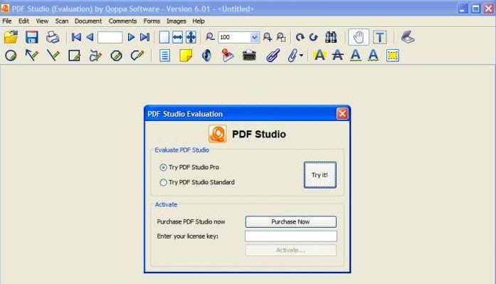 Скриншот PDF Studio