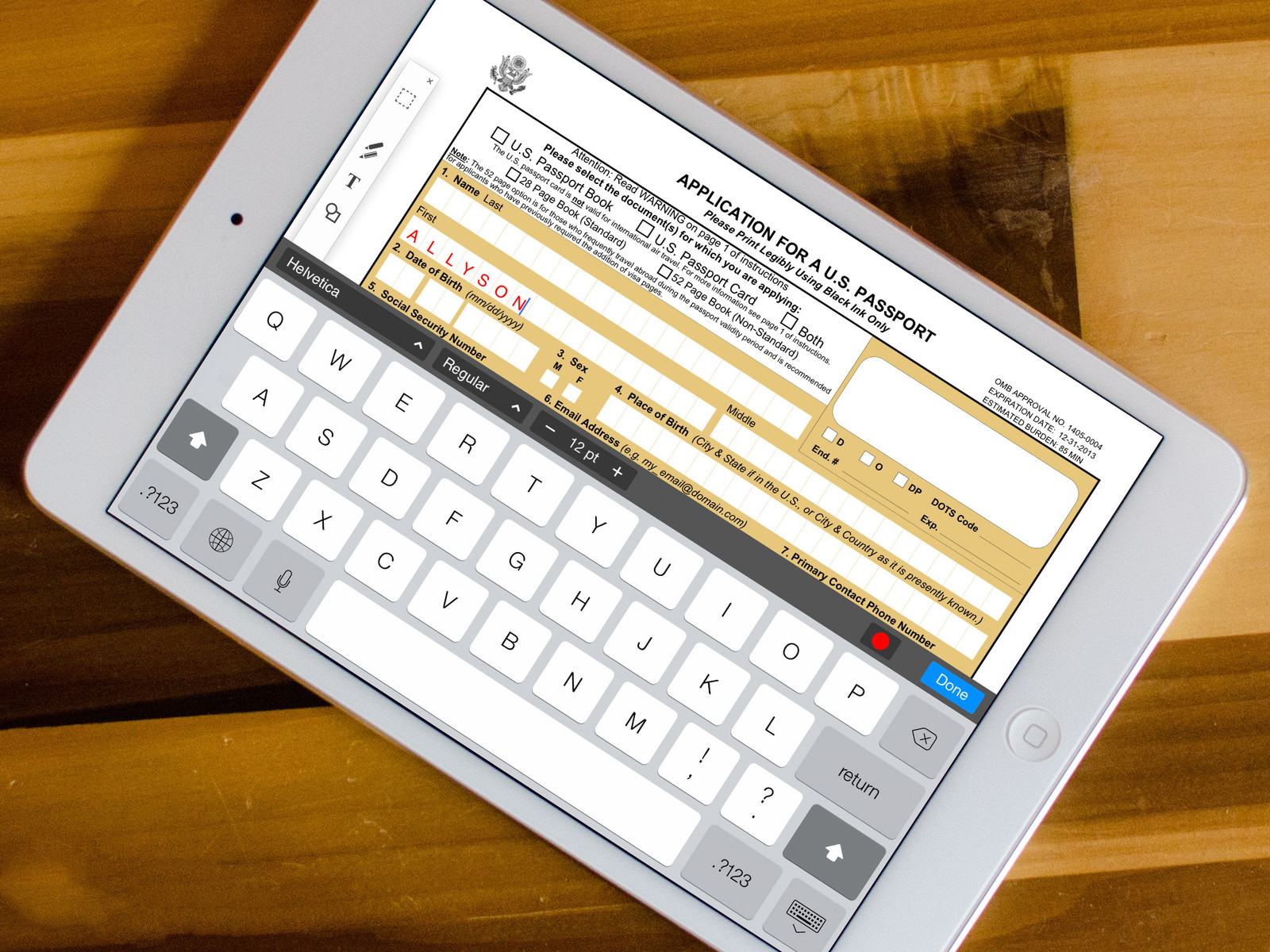 PDF Expert с инструментами аннотаций
