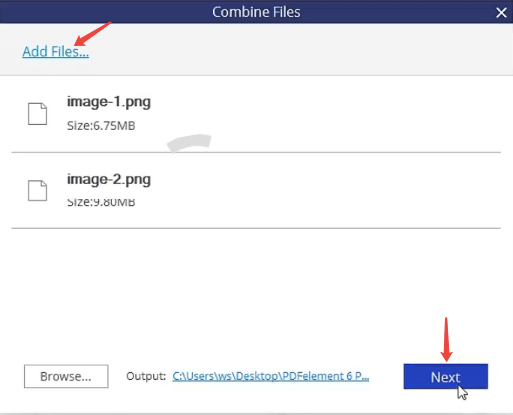 PDFelement: объединение файлов в PDF