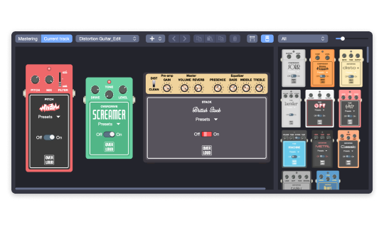 Педалборд в Guitar Pro 8