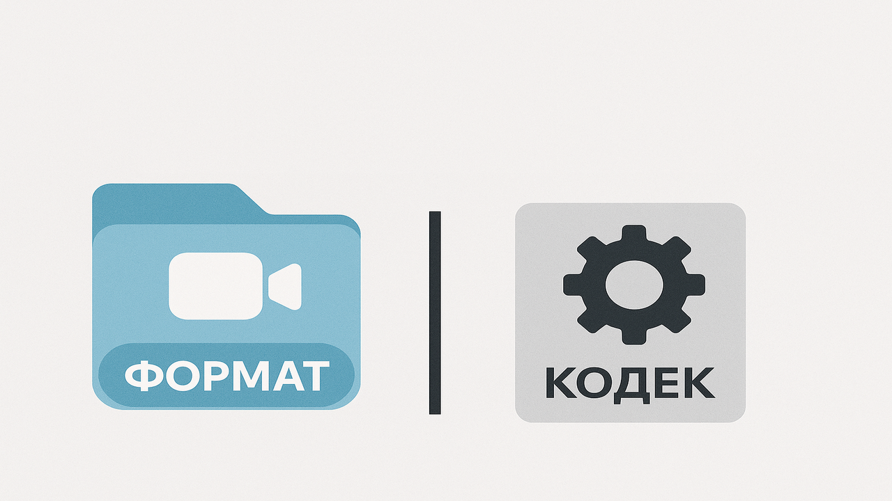 Формат видео и кодек