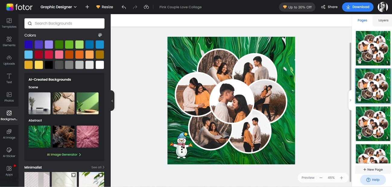 Fotor — быстрый онлайн-инструмент для наложения и монтажа фото