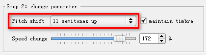 Настройка Pitch shift в Free AthTek Voice Changer