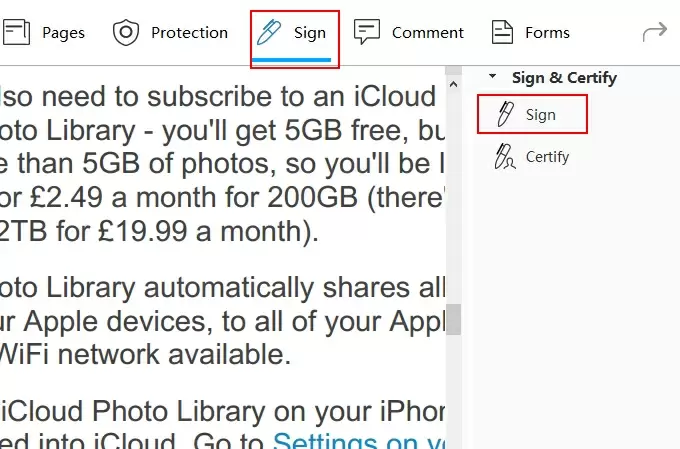 Скриншот ApowerPDF: place signature19.jpg