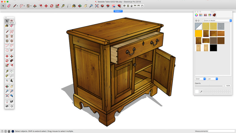Интерфейс SketchUp