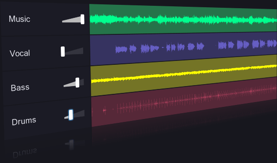 Разделение композиции на несколько stems в VocalRemover