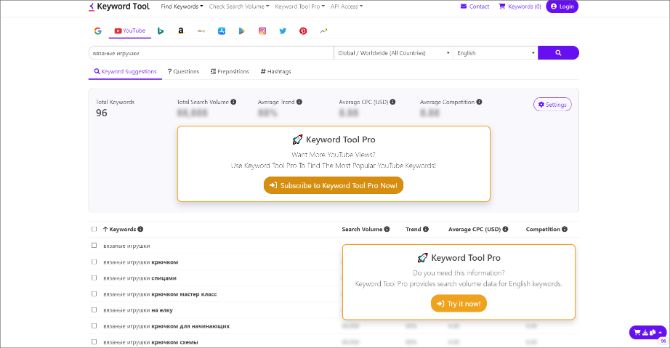 Generator Keyword Tool
