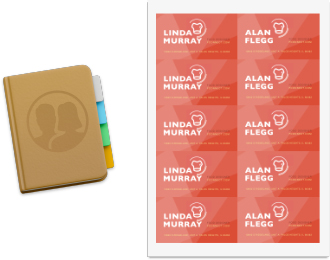 Пакетная печать визиток в Swift Publisher