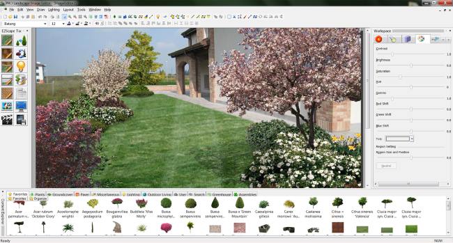 Интерфейс PRO Landscape Companion