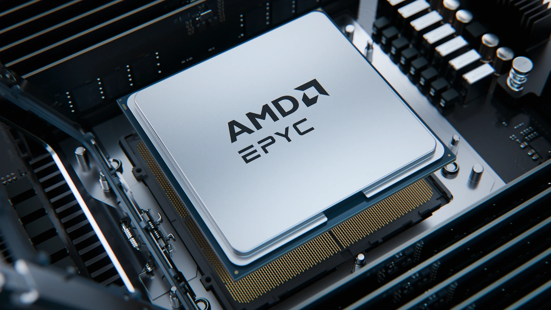 Официальное изображение AMD EPYC 9006, используемое для обзора AMD EPYC 9576F