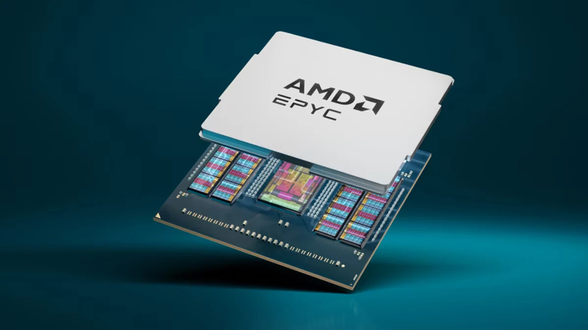 Официальное изображение процессора AMD EPYC 9005 Series, к которой относится AMD EPYC 9755