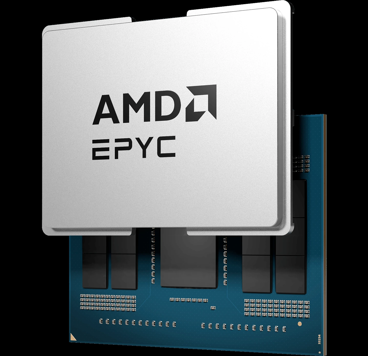 Официальное изображение процессора семейства AMD EPYC 8005 для платформы SP6