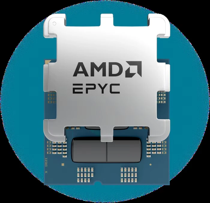 Официальная иллюстрация процессора AMD EPYC 4005, используемая для обзора AMD EPYC 4465P