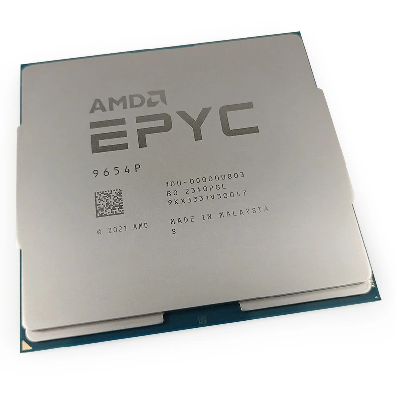 AMD EPYC 9654P с маркировкой 9654P и OPN 100-000000803