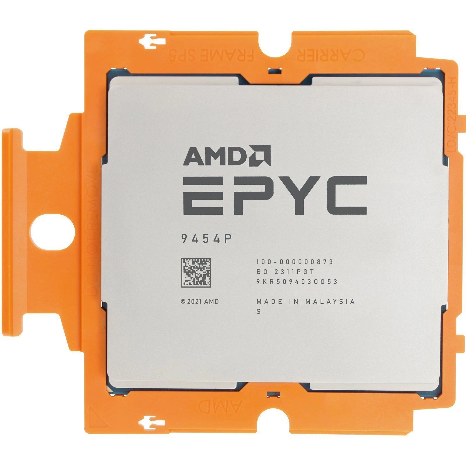 AMD EPYC 9454P с маркировкой 9454P и OPN 100-000000873