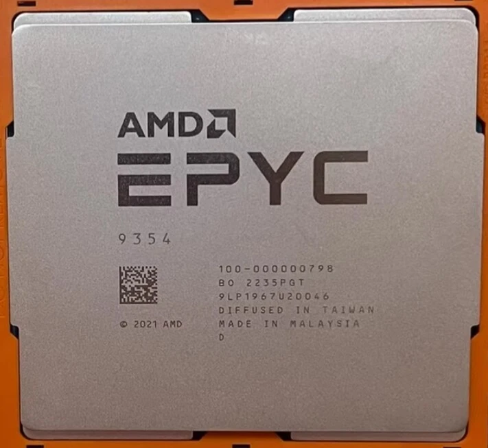 AMD EPYC 9354, серверный процессор SP5 с OPN 100-000000798