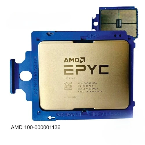 AMD EPYC 8024P с маркировкой 8024P и OPN 100-000001136