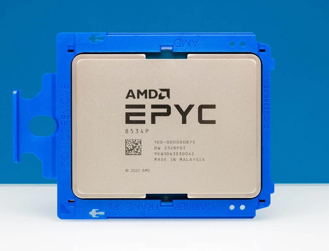 AMD EPYC 8534P, OPN 100-000000875, в рамке Socket SP6