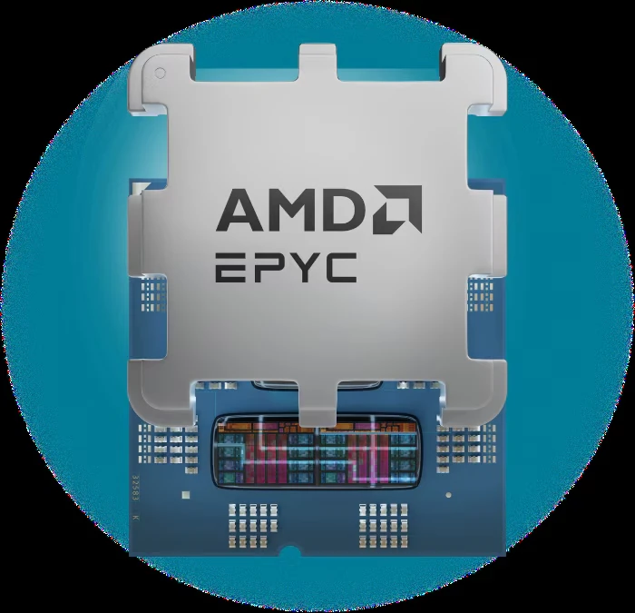 AMD EPYC 4004 — официальное изображение процессора серии, к которой относится AMD EPYC 4364P