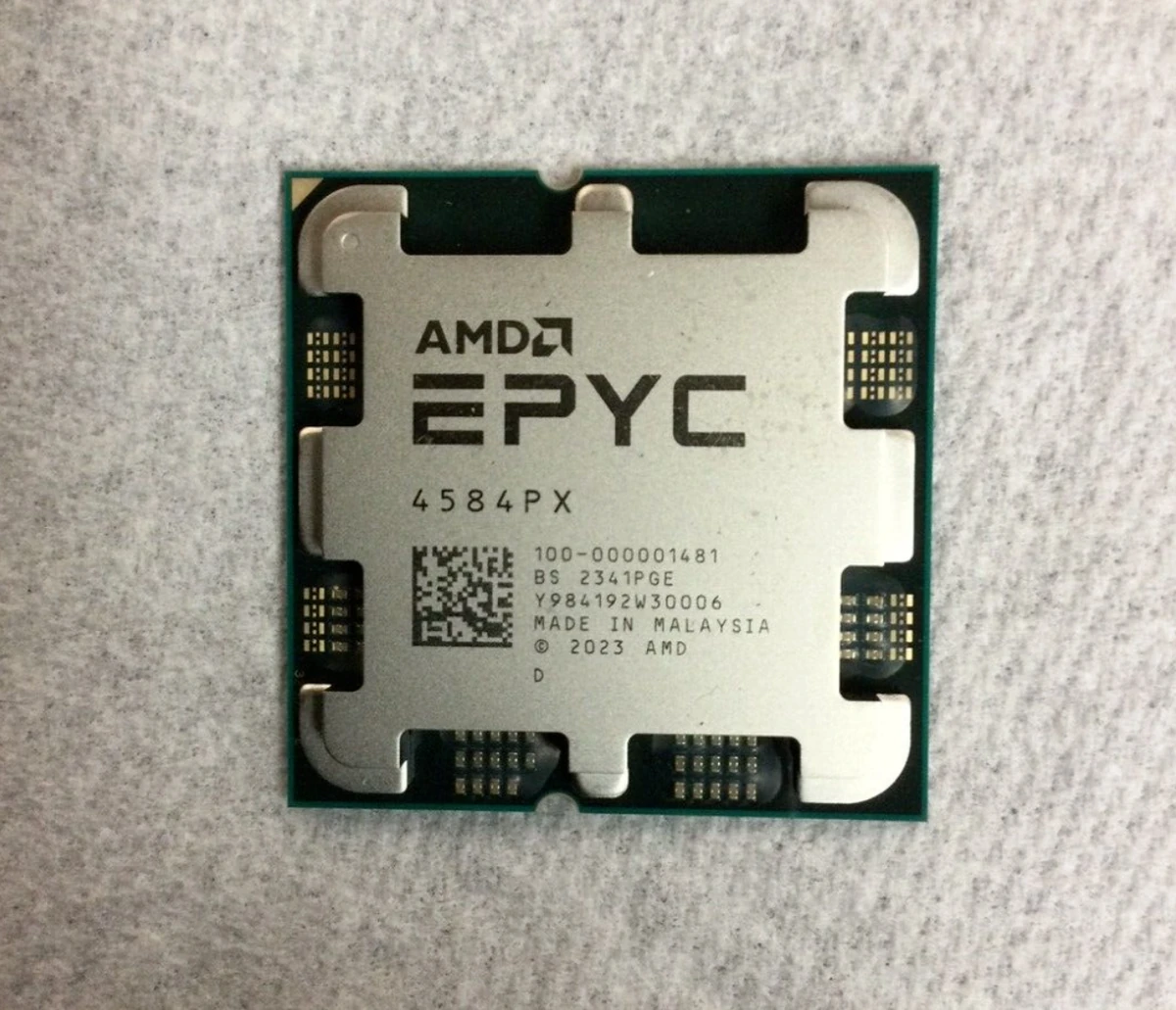 AMD EPYC 4584PX, маркировка 4584PX и OPN 100-000001481