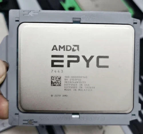 AMD EPYC 7443, маркировка 7443 и OPN 100-000000340