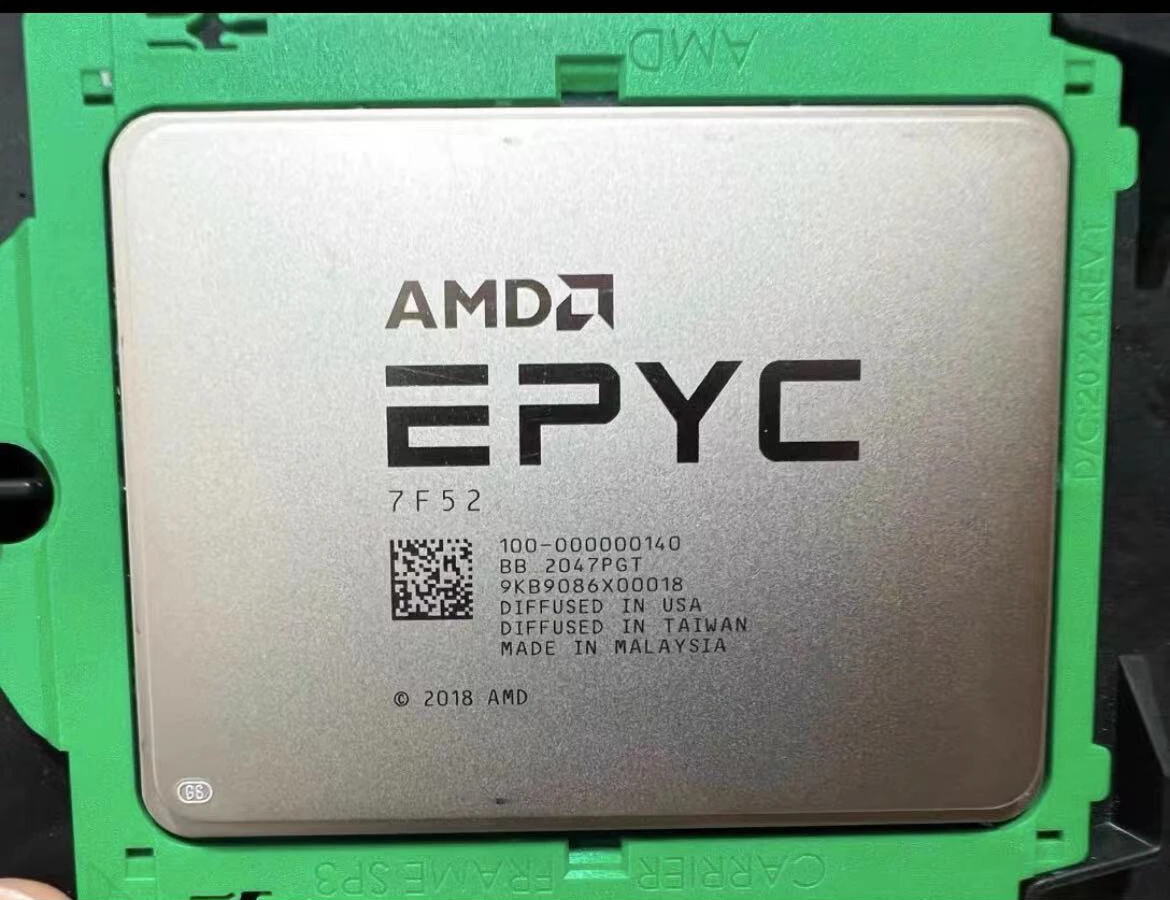 AMD EPYC 7F52 с маркировкой 100-000000140