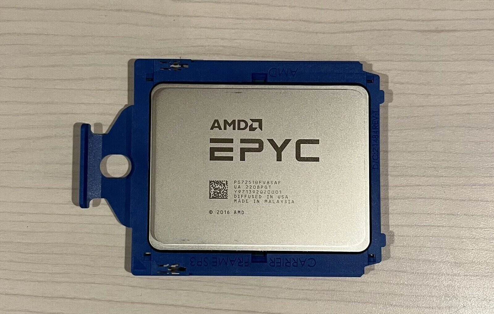 AMD EPYC 7251, реальный серверный процессор в корпусе Socket SP3