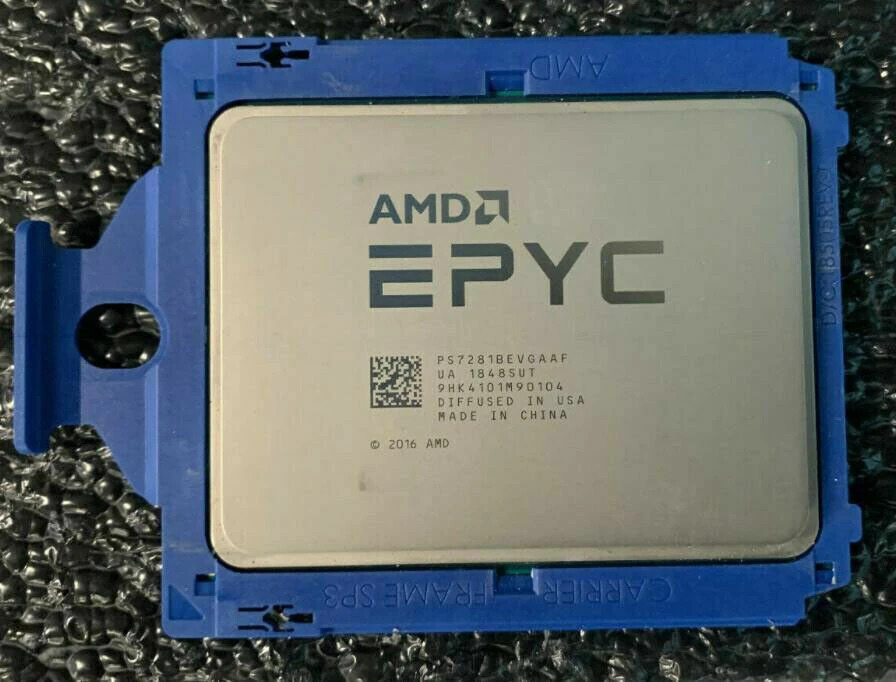 AMD EPYC 7281 в синей каретке Socket SP3
