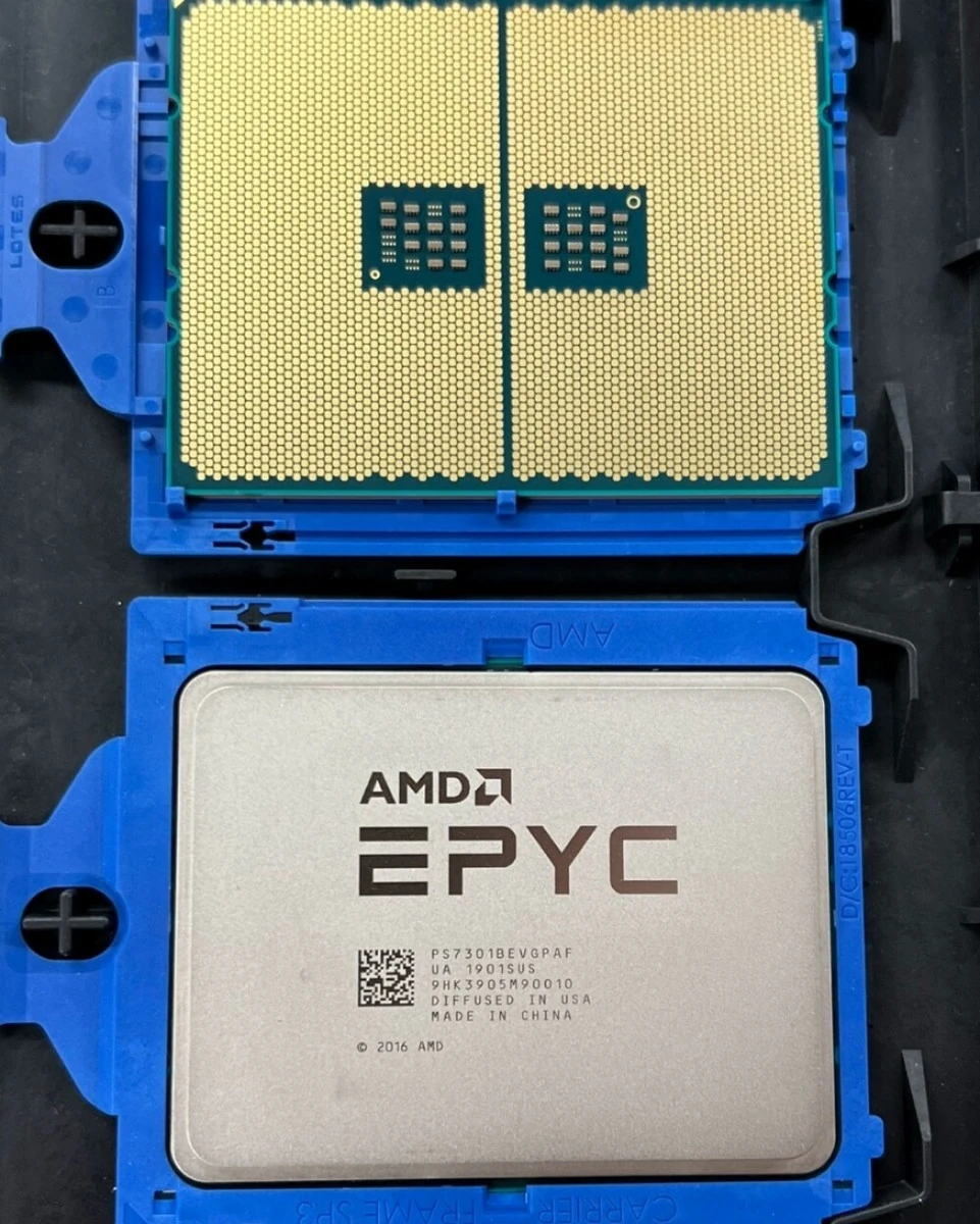 AMD EPYC 7301 PS7301BEVGPAF в синей транспортной рамке Socket SP3