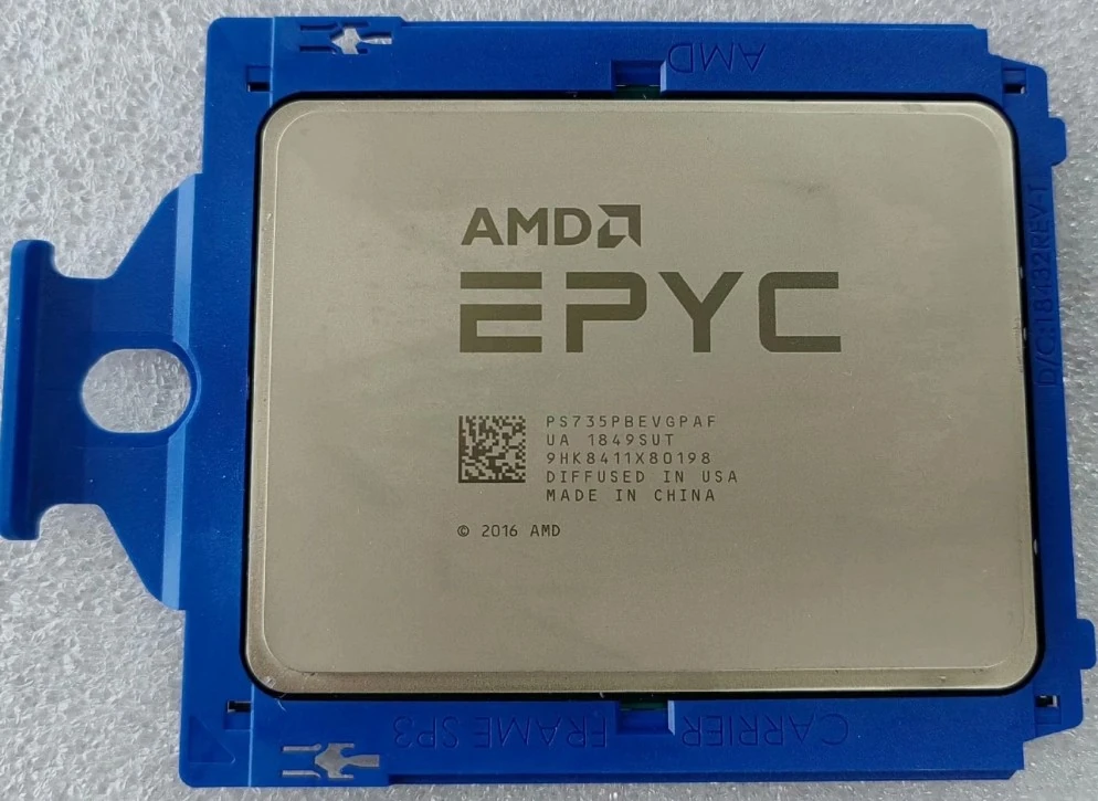 AMD EPYC 7351P PS735PBEVGPAF в монтажной рамке SP3