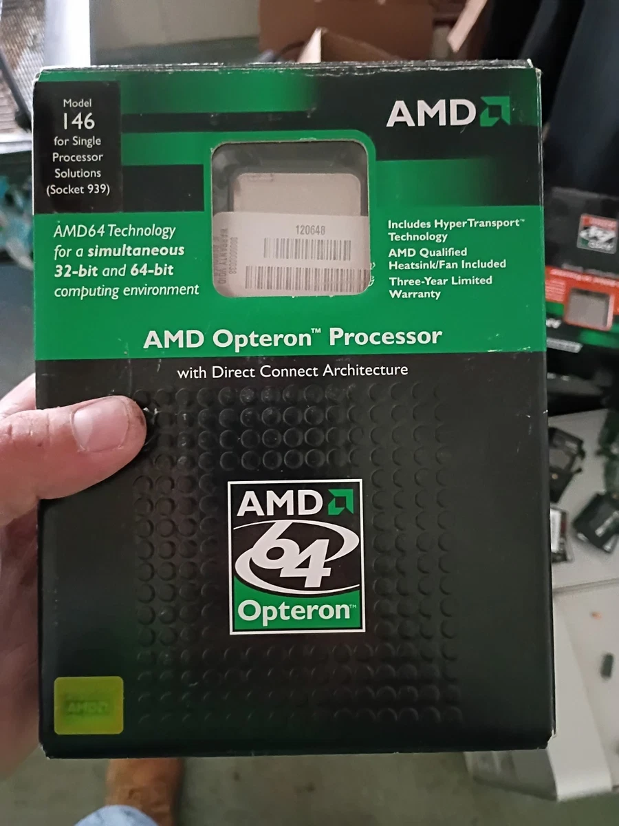 Розничная упаковка AMD Opteron 146 для Socket 939