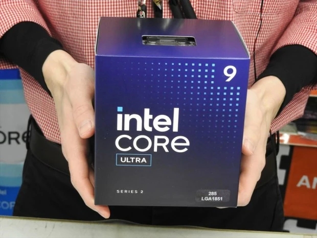 Розничная упаковка Intel Core Ultra 9 285 для LGA1851