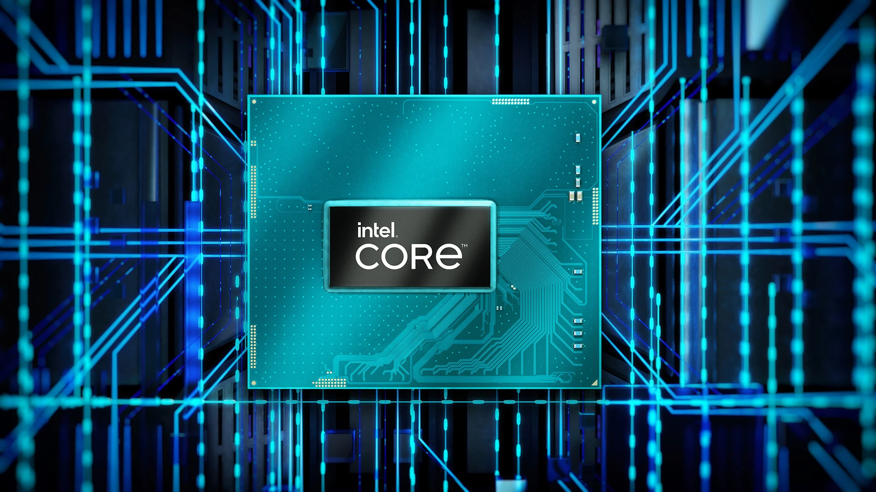 Официальная иллюстрация Intel Core семейства Raptor Lake Refresh, используемая вместо фотографии Intel Core 9 270H