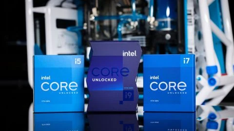 Официальная иллюстрация настольных Intel Core 11-го поколения
