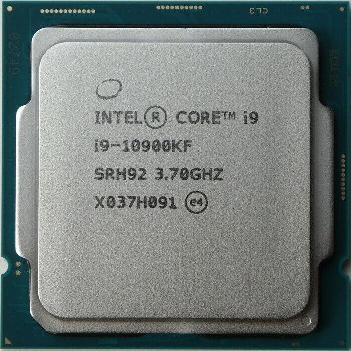 Intel Core i9-10900KF SRH92 — реальный экземпляр процессора