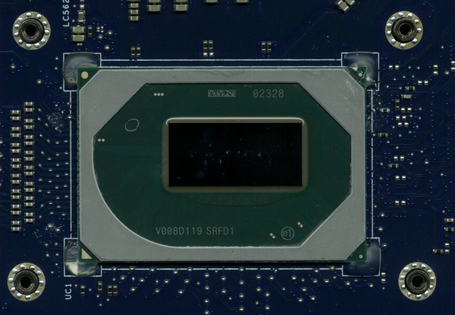Intel Core i9-9880H, маркировка SRFD1
