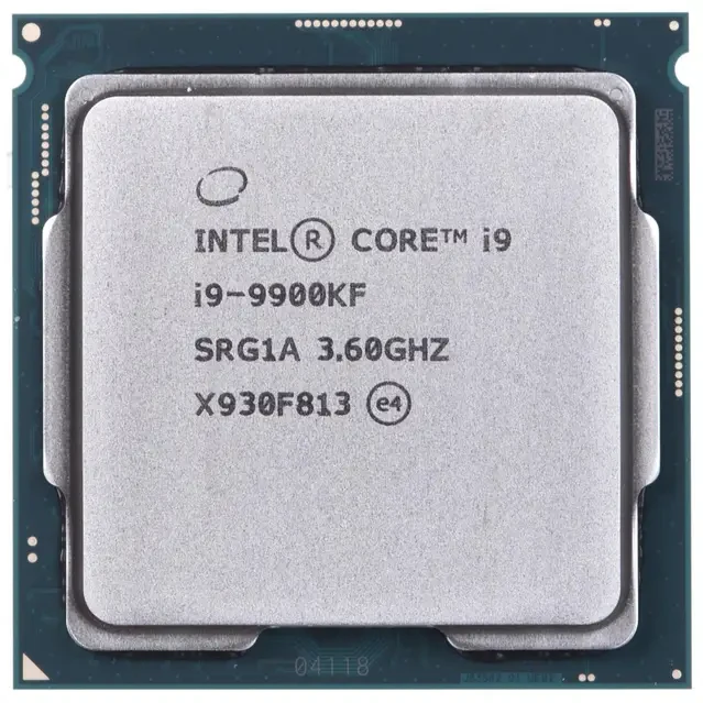 Intel Core i9-9900KF SRG1A, фотография процессора