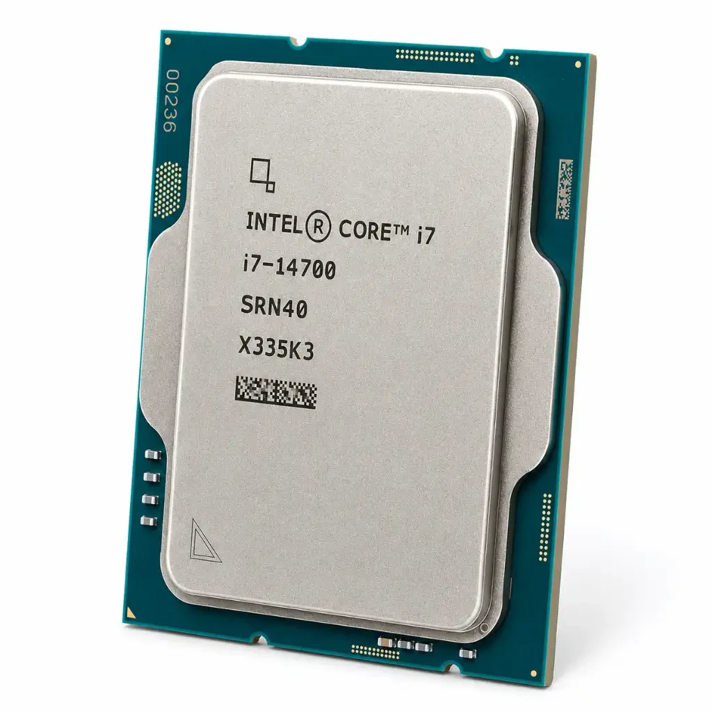 Intel Core i7-14700 SRN40, вид на теплораспределительную крышку процессора