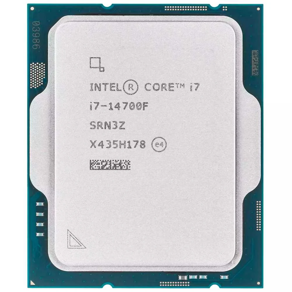 Intel Core i7-14700F с маркировкой i7-14700F и S-Spec SRN3Z