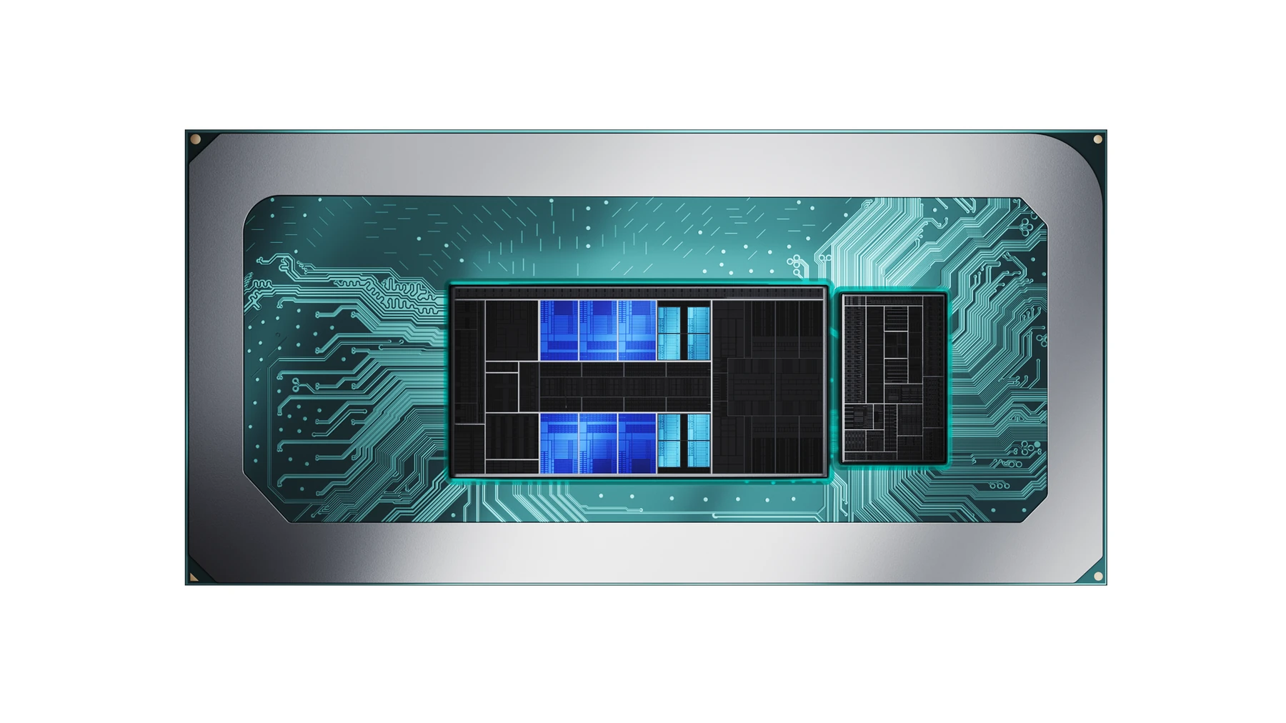 13th Gen Intel Core HX — изображение корпуса и кристалла мобильного процессора