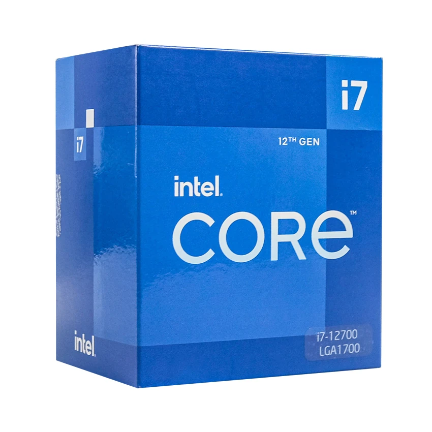 Розничная упаковка Intel Core i7-12700 для LGA1700