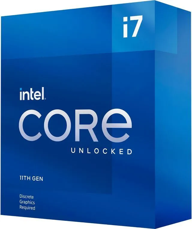 Розничная упаковка Intel Core i7-11700KF BX8070811700KF