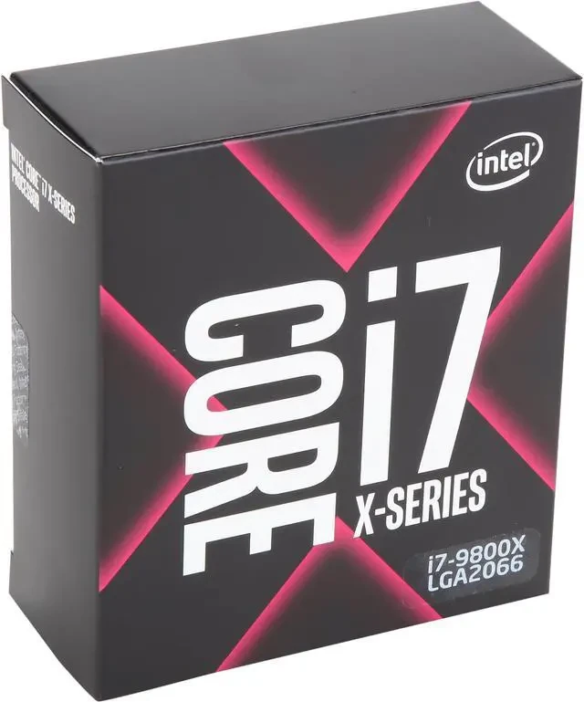 Розничная коробка Intel Core i7-9800X X Series, LGA2066
