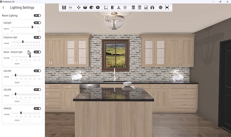 Интерфейс ProKitchen Software