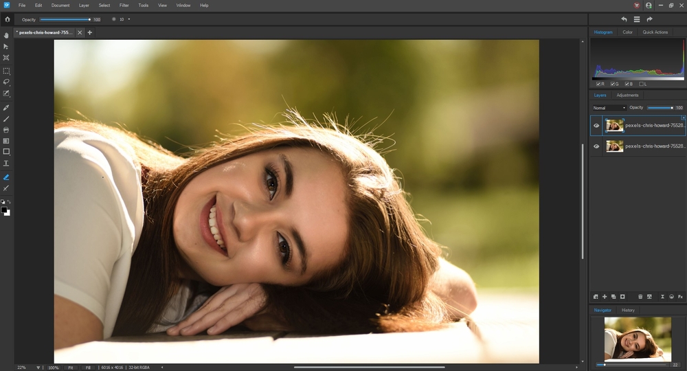 ACDSee — рабочее окно редактора