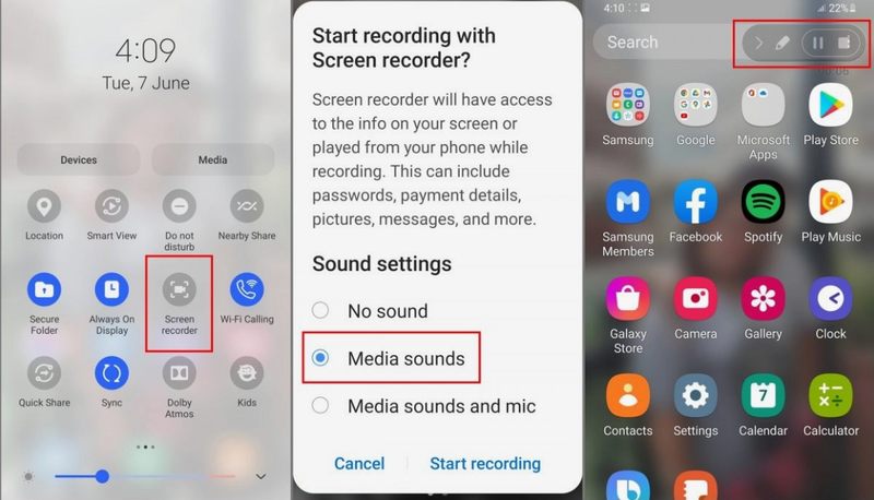 Встроенная запись экрана iPhone