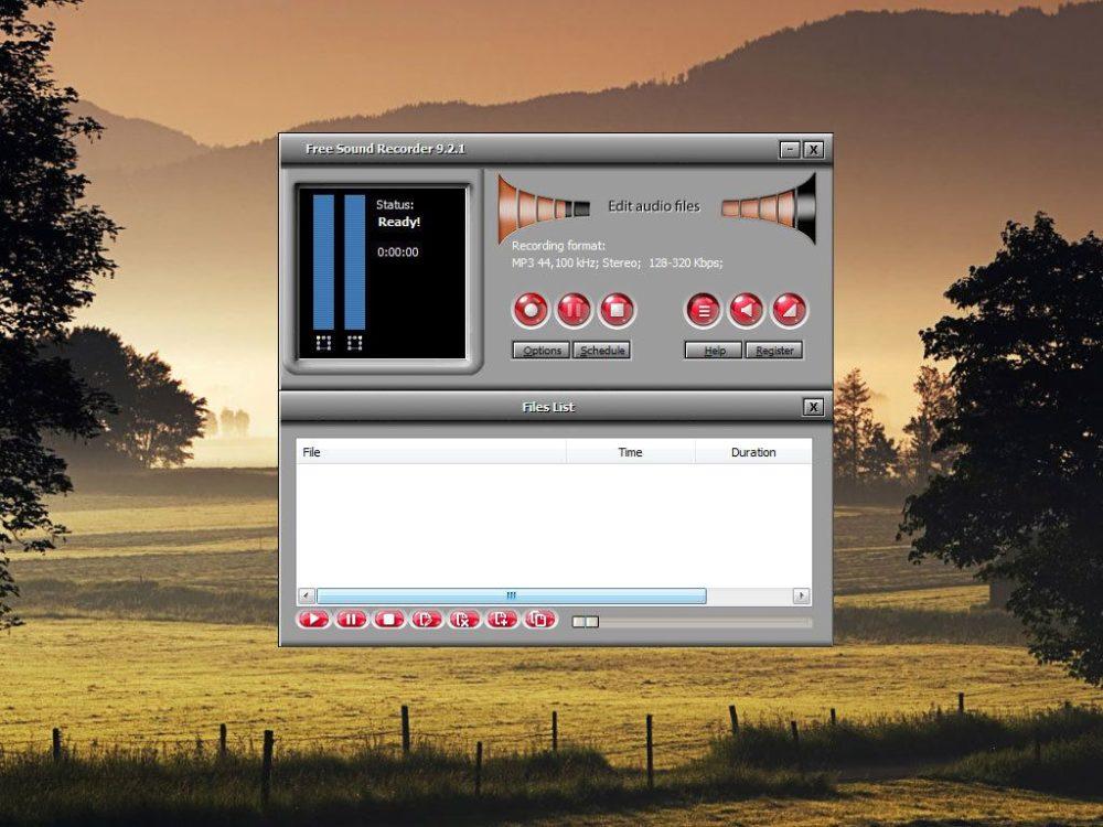 Скриншот Free Sound Recorder