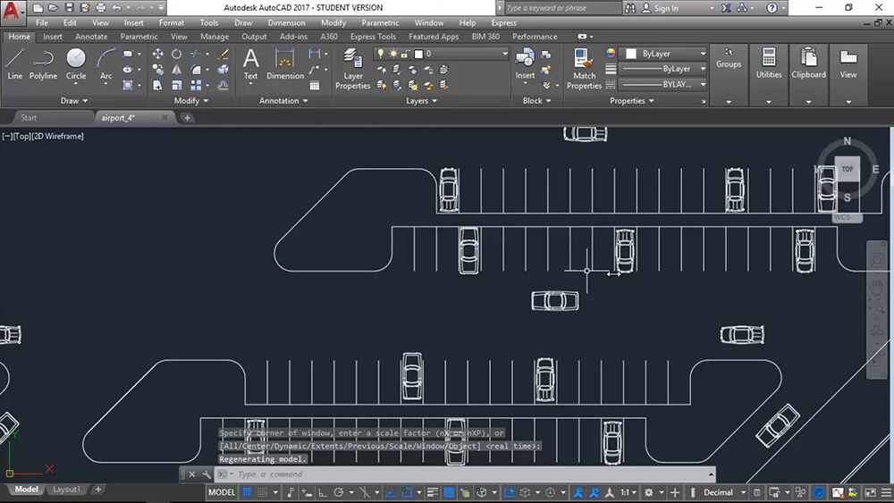 Интерфейс AutoCAD